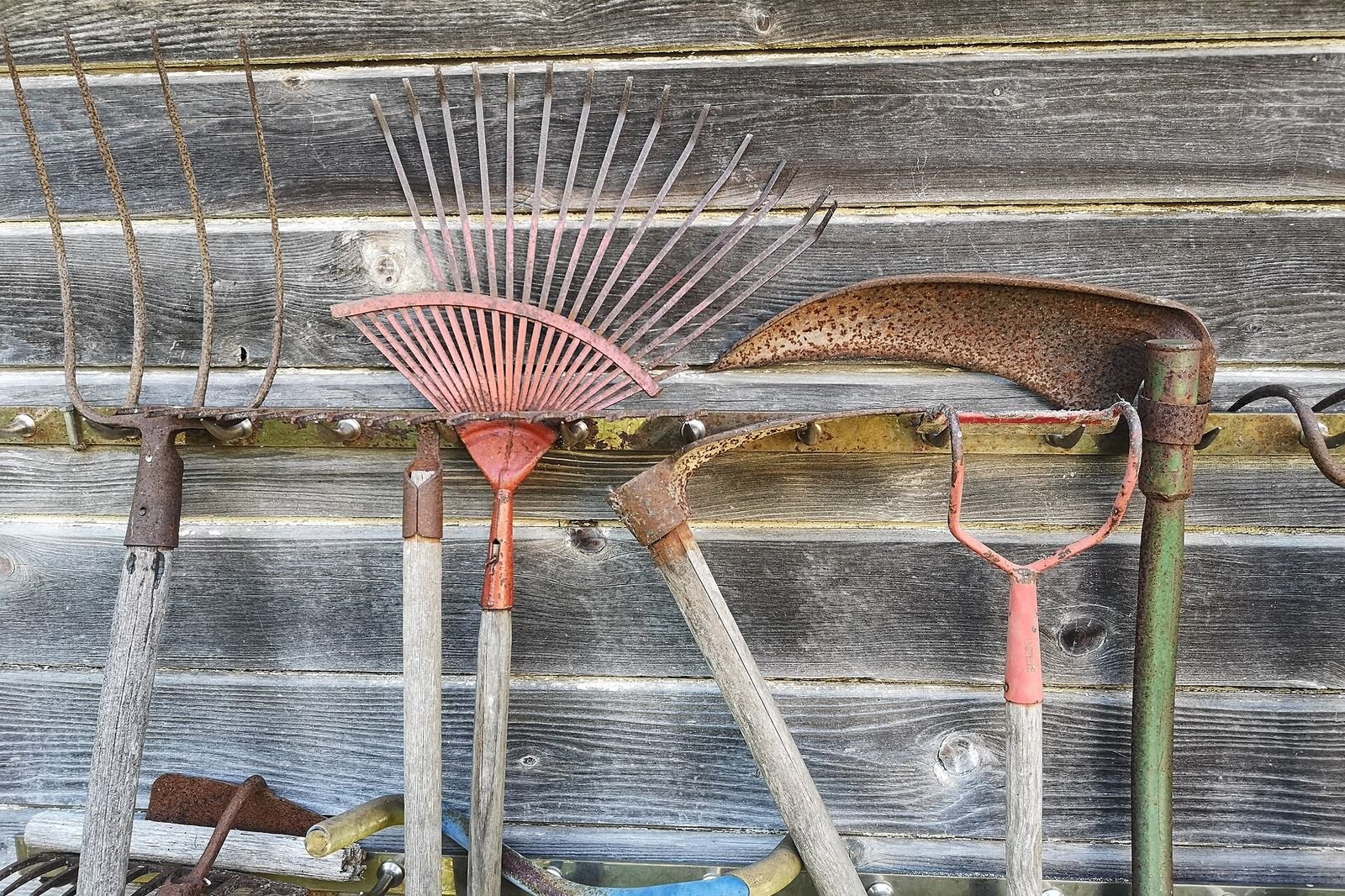 Garden tools rack (iii)